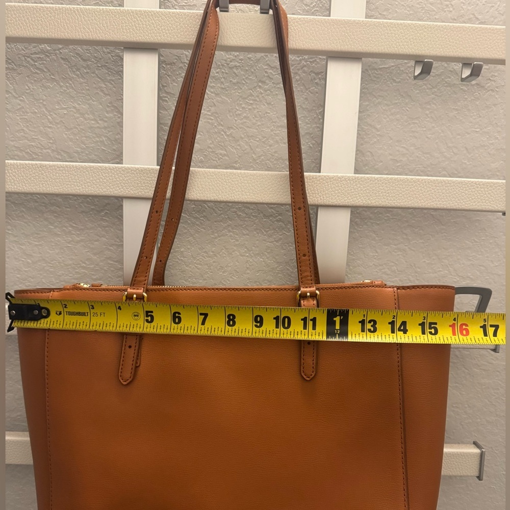Marc Jacobs Smoked Almond The Commuter Leather Tote Bag - Picture 10 of 11